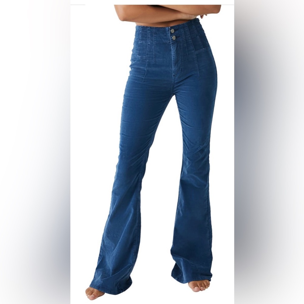Free People Corduroy Flare Pants